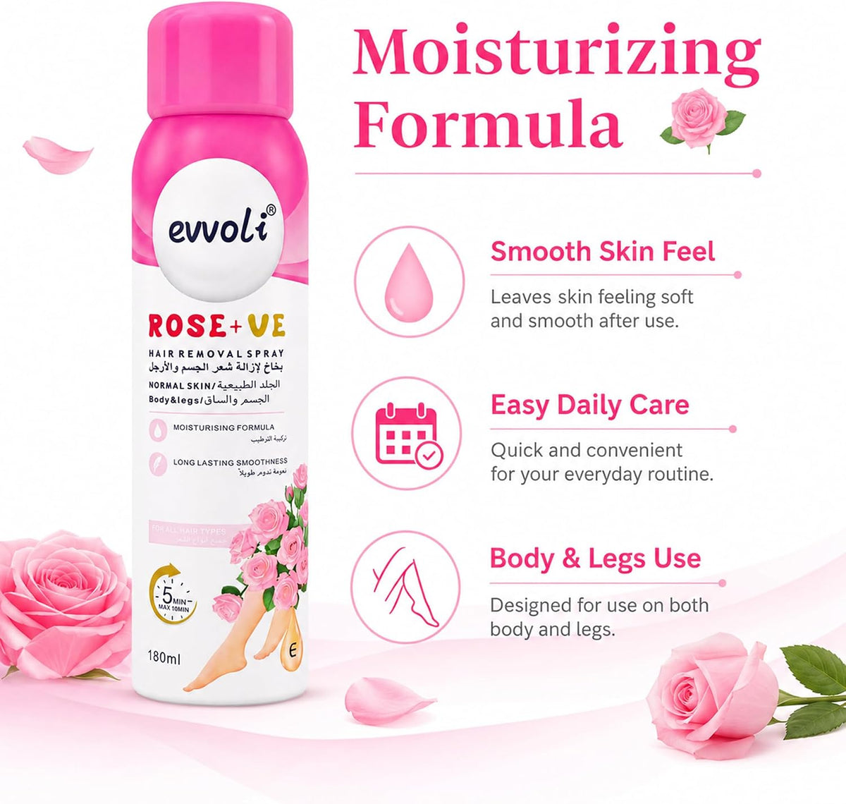 Evvoli Hair Removal Spray