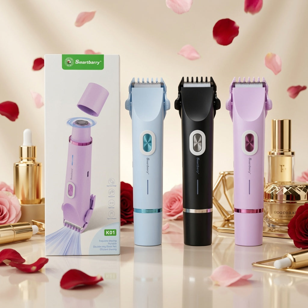 Women's Electric Shaver & Trimmer | 2-in-1 Hair Removal