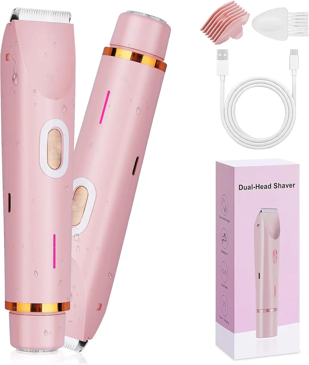 Women's Electric Shaver & Trimmer | 2-in-1 Hair Removal