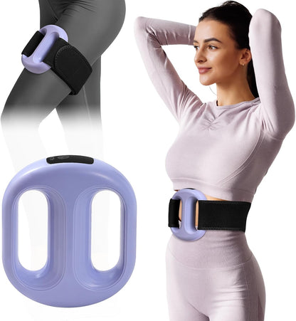 🔥 Cordless Vibration Massage Plate with Adjustable Belt 💆‍♀️ | 8 Modes, USB-C Rechargeable, Portable Body Massager for Waist, Hips & Legs ✨