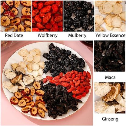 Missfeel Five Treasure Ginseng Tea for Men – Energy & Stamina Support (30 Tea Bags)