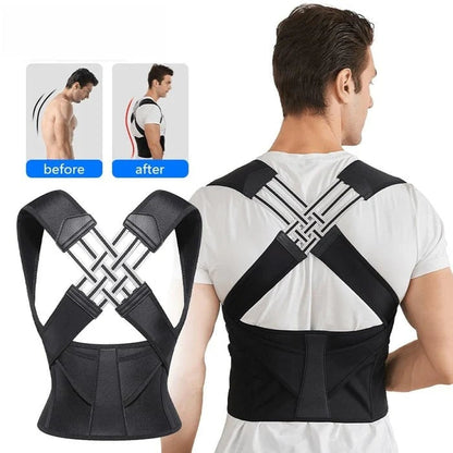 Adjustable Posture Corrector | Shoulder & Back Support