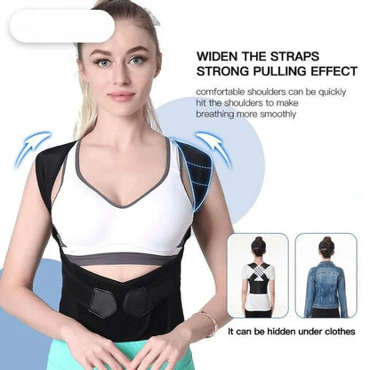 Adjustable Posture Corrector | Shoulder & Back Support