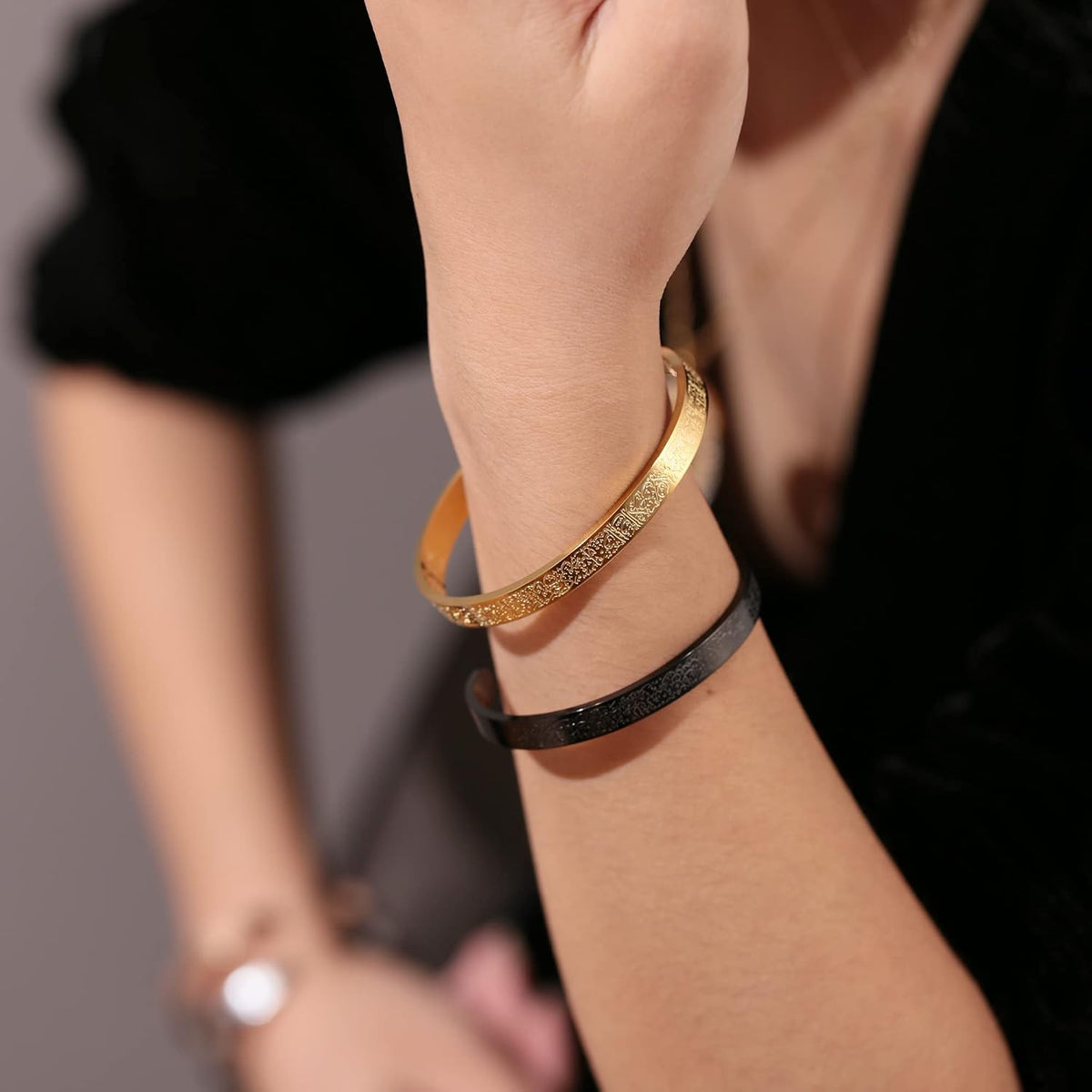 Islamic Ayat ul Kursi Scripted Bangle