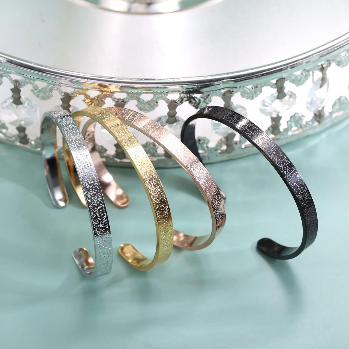 Islamic Ayat ul Kursi Scripted Bangle