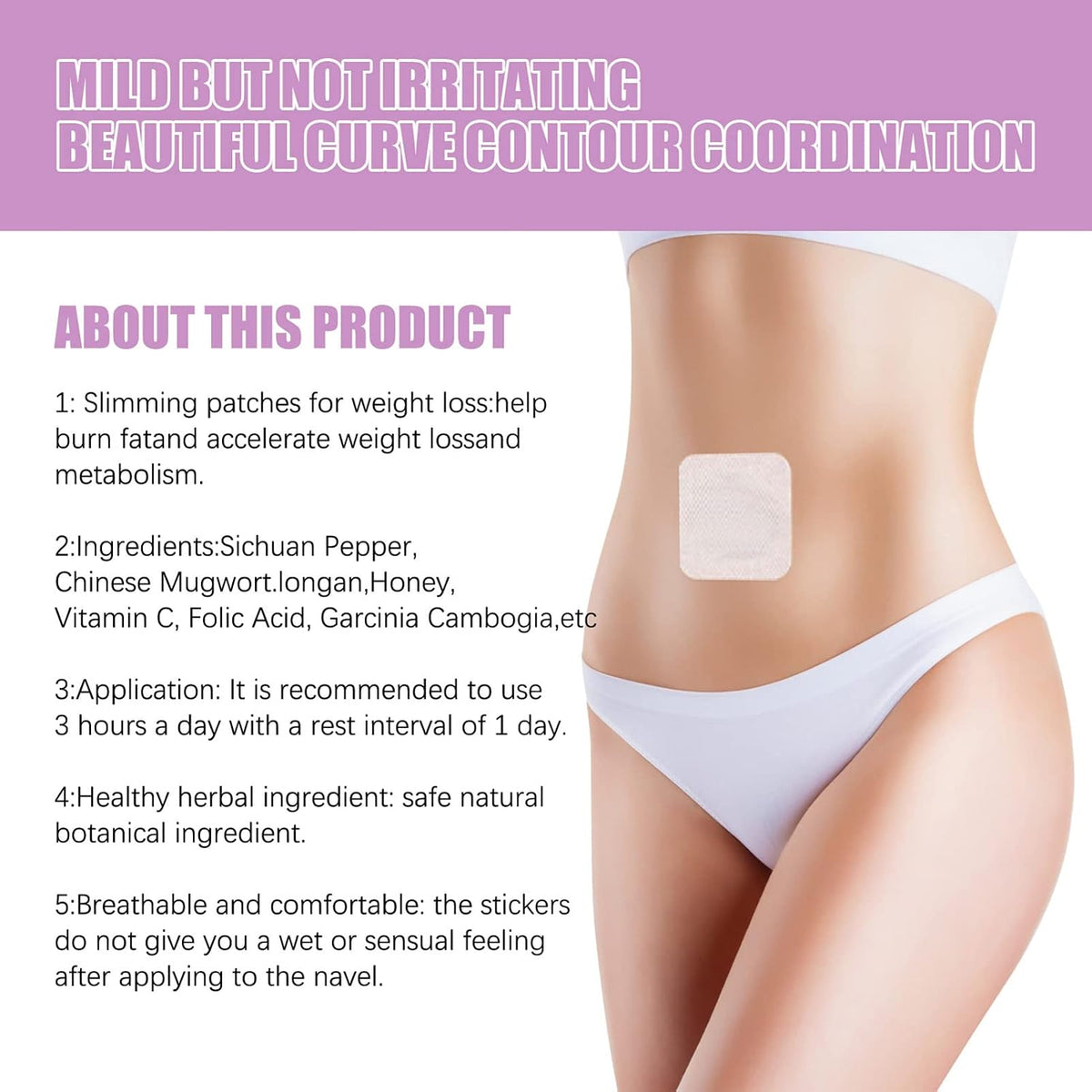 Weight Loss Patches Herbal Slimming Detox