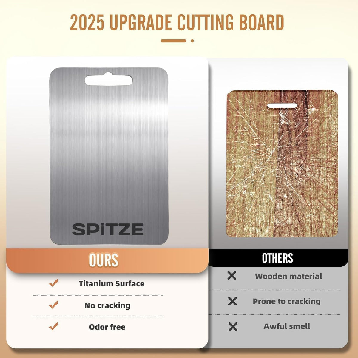 Stainless Steel Chopping Board for Kitchen