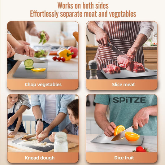 Stainless Steel Chopping Board for Kitchen