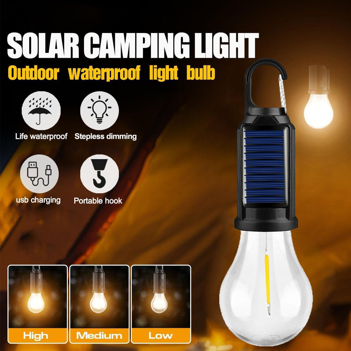 Solar Charging Bulb