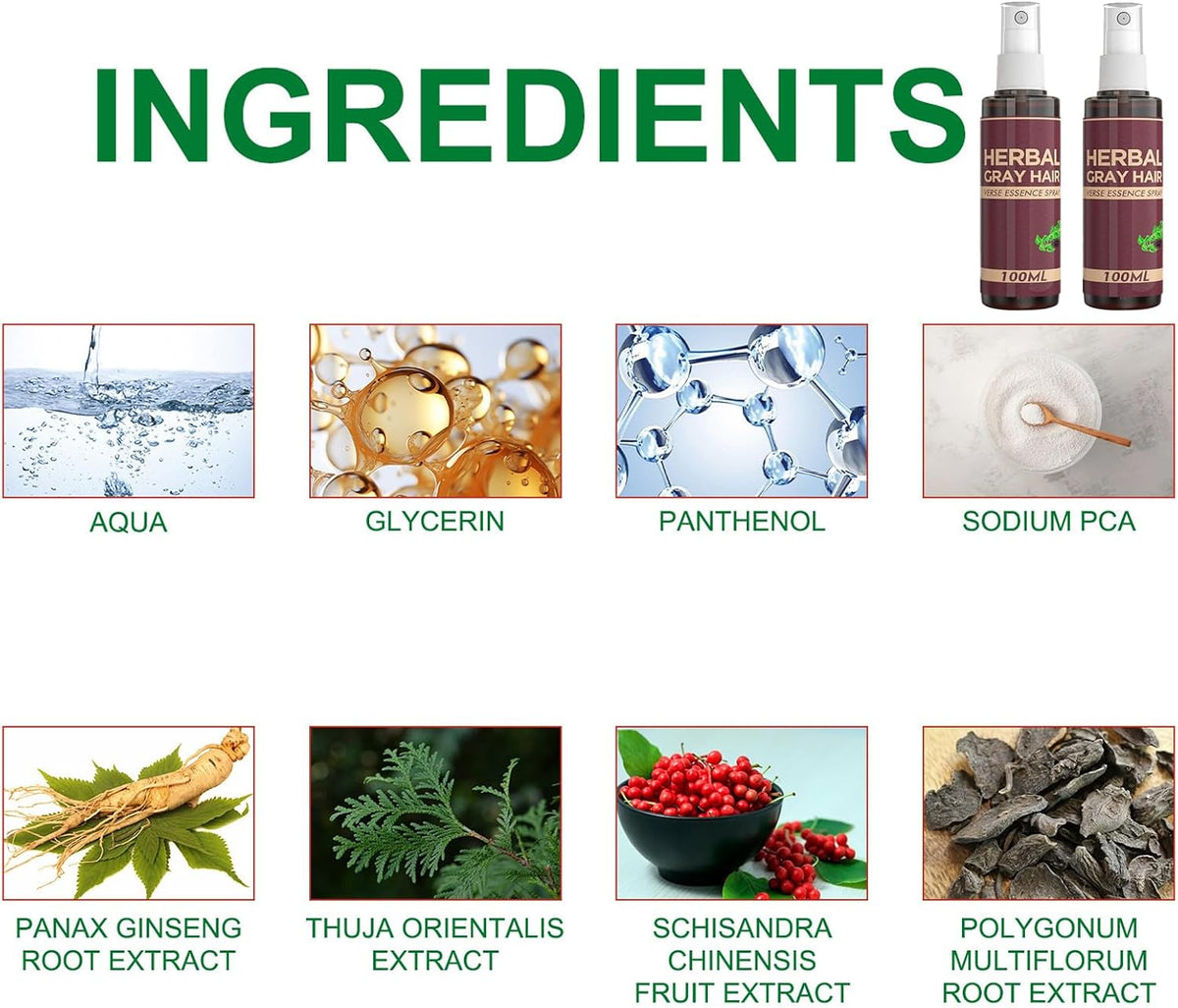 Herbal Gray Hair Spray