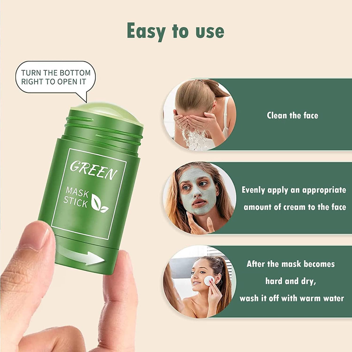Green Tea Mask Stick for Face