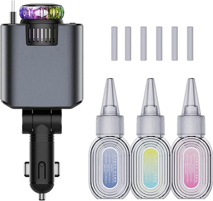 5-in-1 Car Charger with Star Light