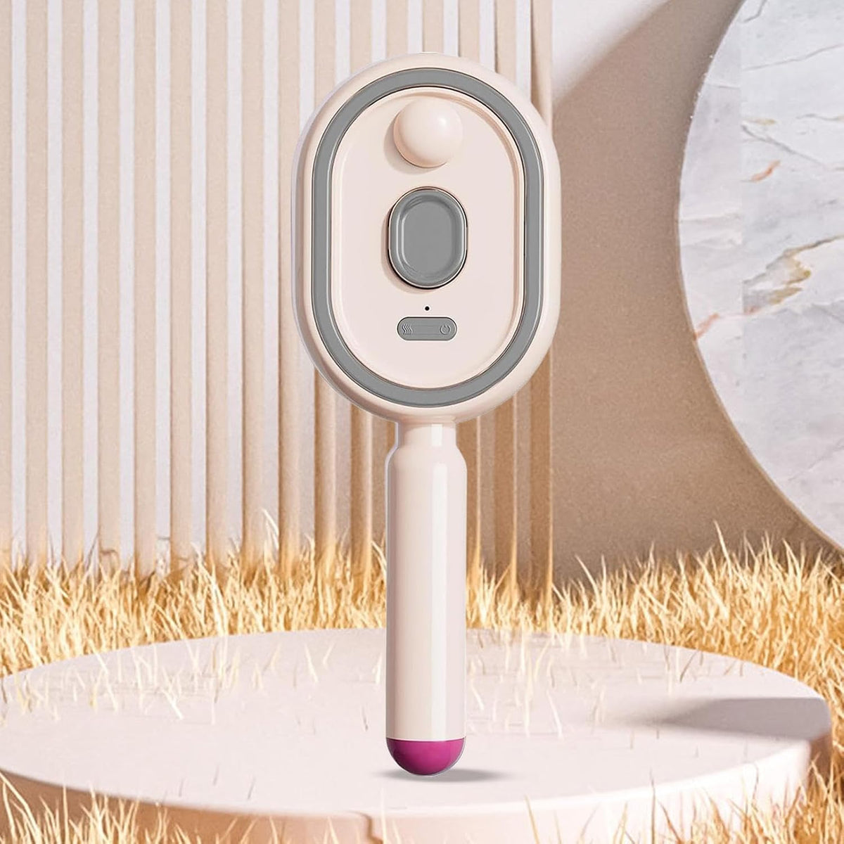 Steam Brush Rechargeable Detangling Tool with Oil