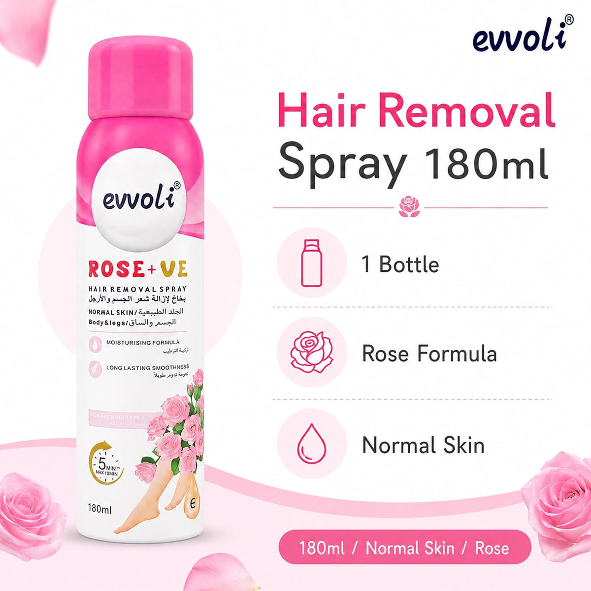 Evvoli Hair Removal Spray