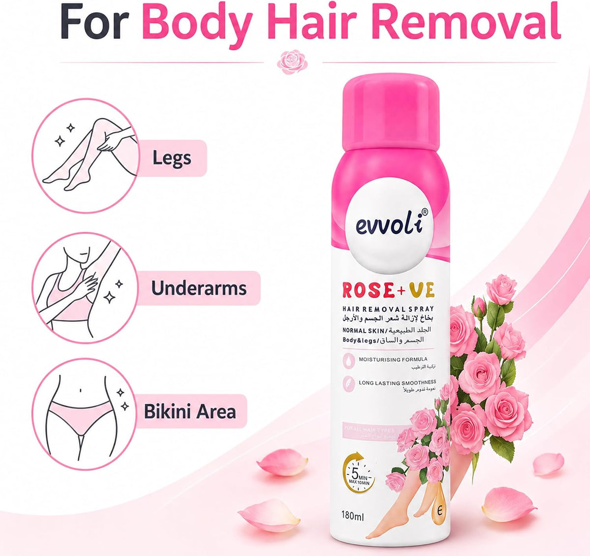 Evvoli Hair Removal Spray