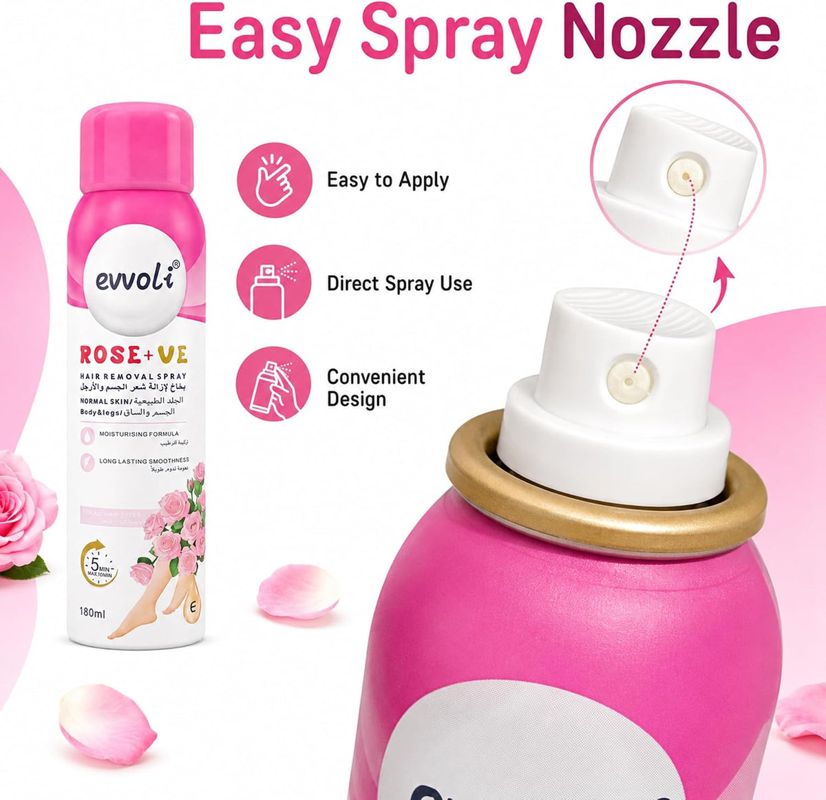 Evvoli Hair Removal Spray