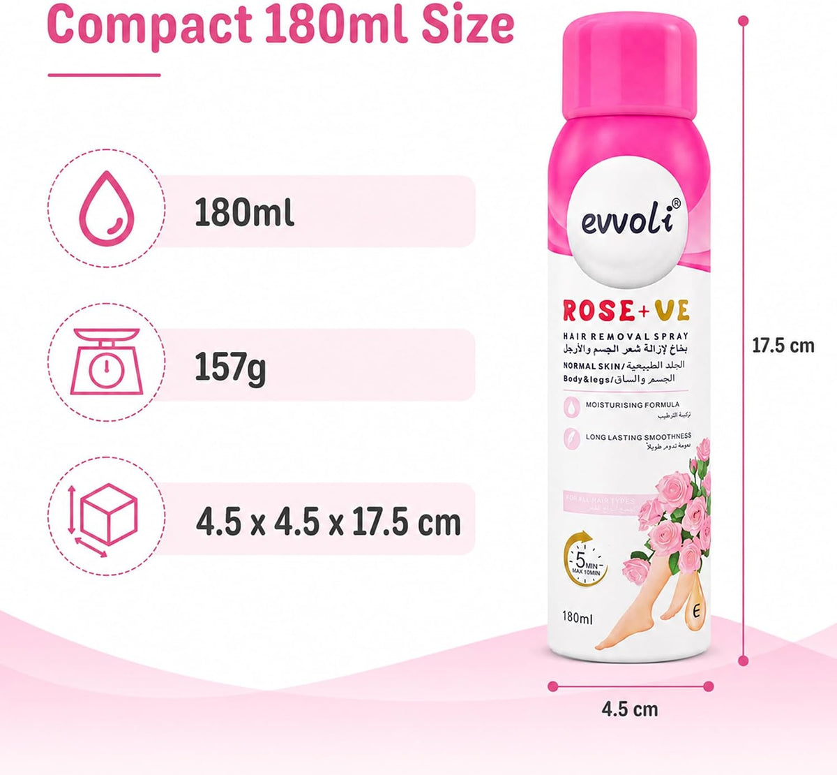 Evvoli Hair Removal Spray