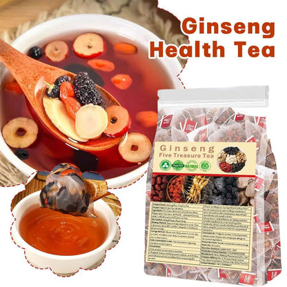 Missfeel Five Treasure Ginseng Tea for Men – Energy & Stamina Support (30 Tea Bags)