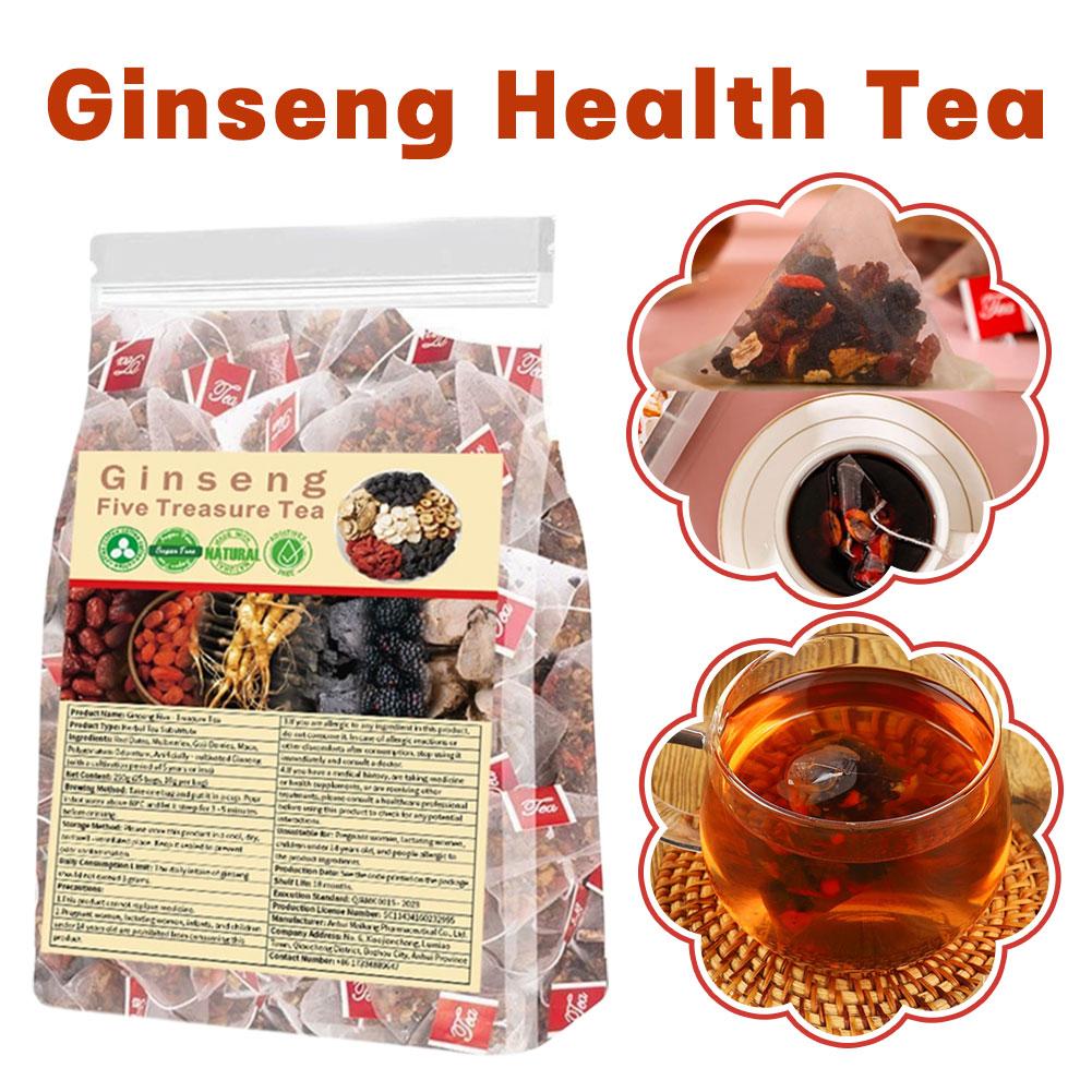 Missfeel Five Treasure Ginseng Tea for Men – Energy & Stamina Support (30 Tea Bags)