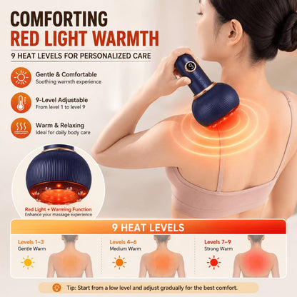 Smart Electric Cupping Massager – 12 Adjustable Suction Levels for Body & Legs