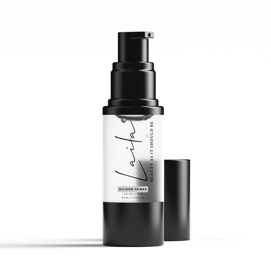Silicon Based HD Primer in a pump bottle for flawless makeup application and smooth skin texture.