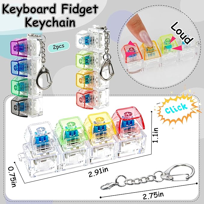 Stress Relief Fidget Buttons portable clicker fidget toy